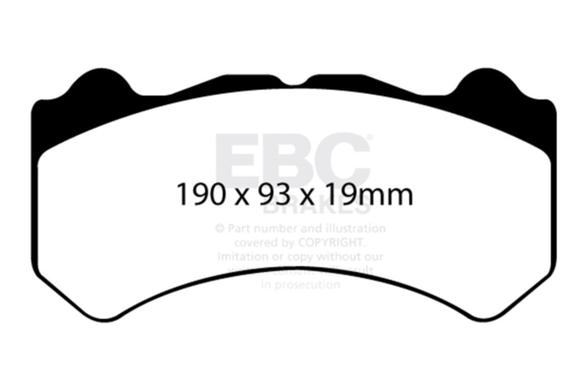 Picture of EBC SR-21 Brake Pad Sets Front - DP81983.19SR21