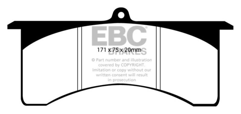 Picture of EBC SR-11 Brake Pad Sets Front - DP81148.20SR11