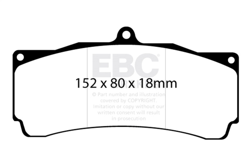 Picture of EBC SR-21 Brake Pad Sets Front - DP8006.17SR21
