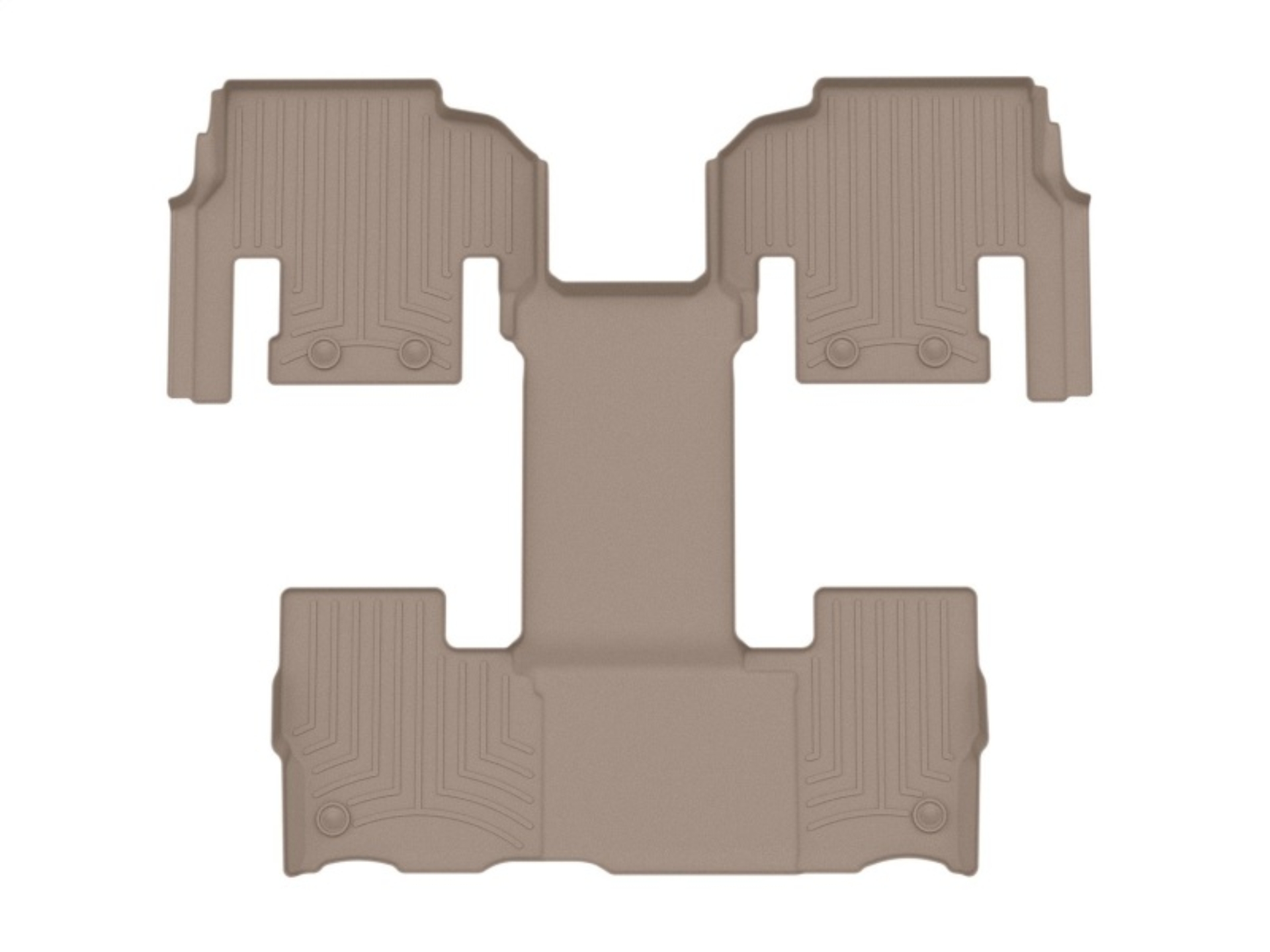 Picture of WeatherTech WT FloorLiner-Rear-Tan Floor Mats - 4517044