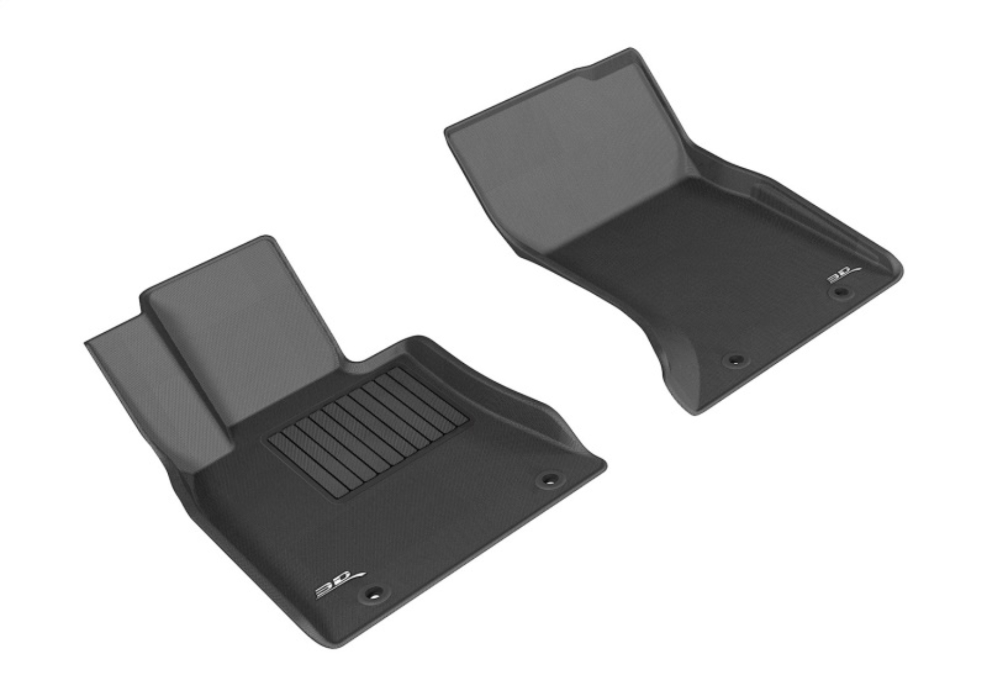 Picture of 3D MAXpider ACE Kagu-Front-Black Floor Mats - L1HY05011509