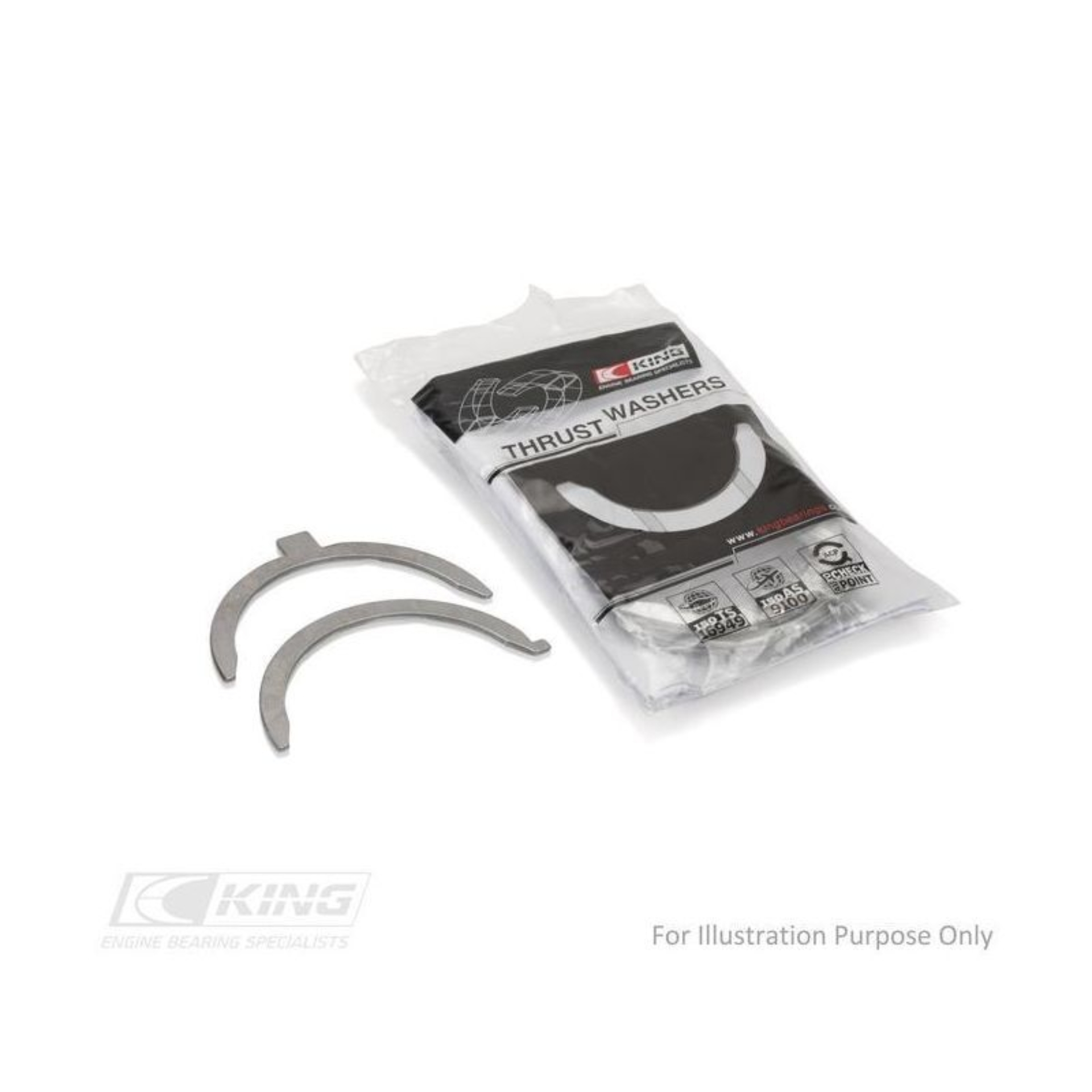Picture of King Engine Bearings KING Thrust Washers - TW254AM025