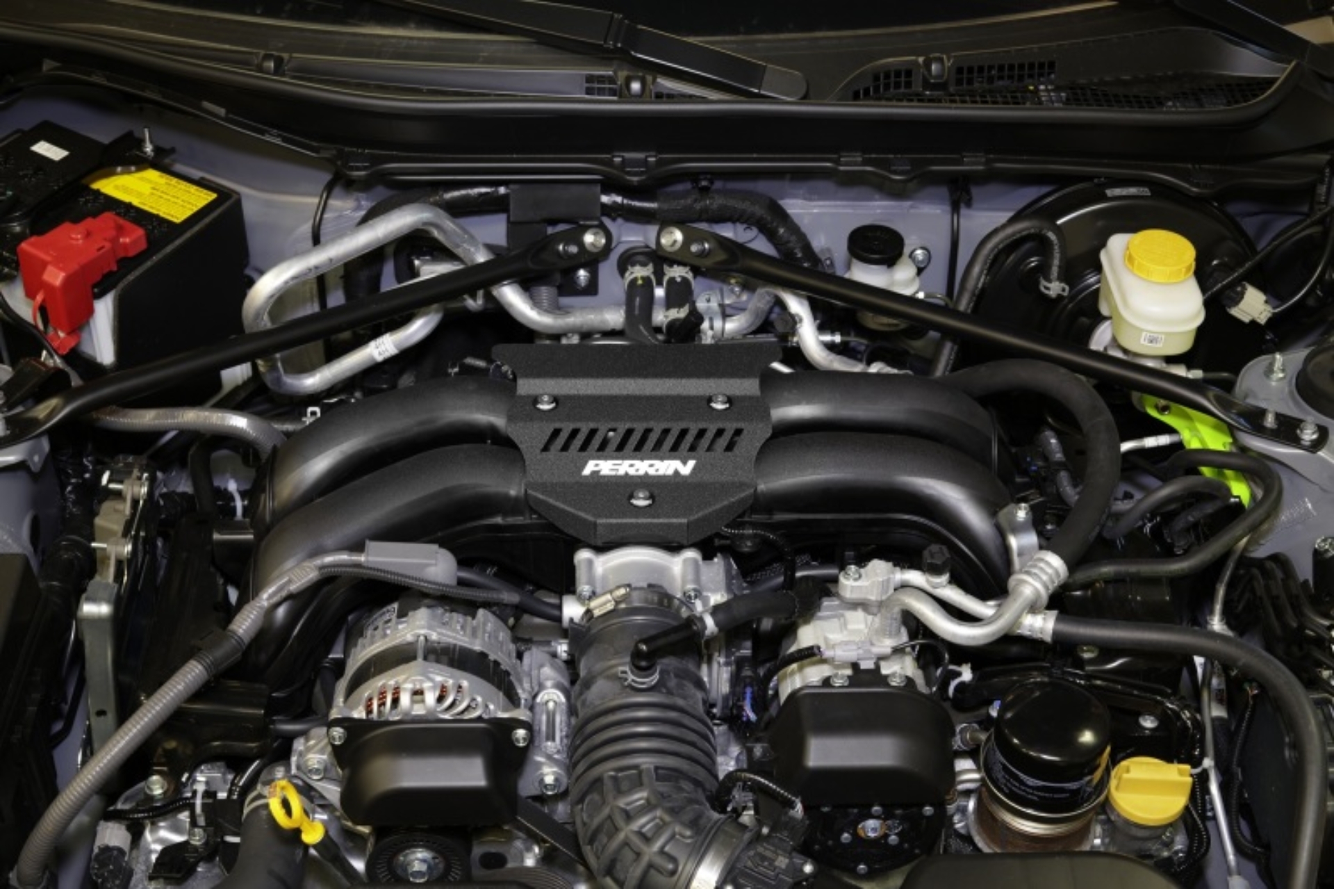 Picture of Perrin Performance PA Pulley Cover Engine Covers - PSP-ENG-162BK