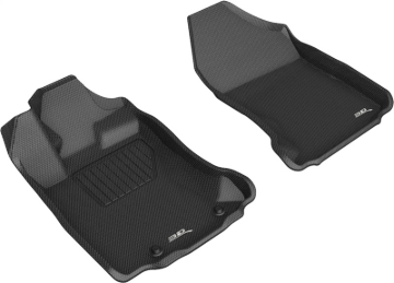 Picture of 3D MAXpider ACE Kagu-Front-Black Floor Mats - L1SB02811509