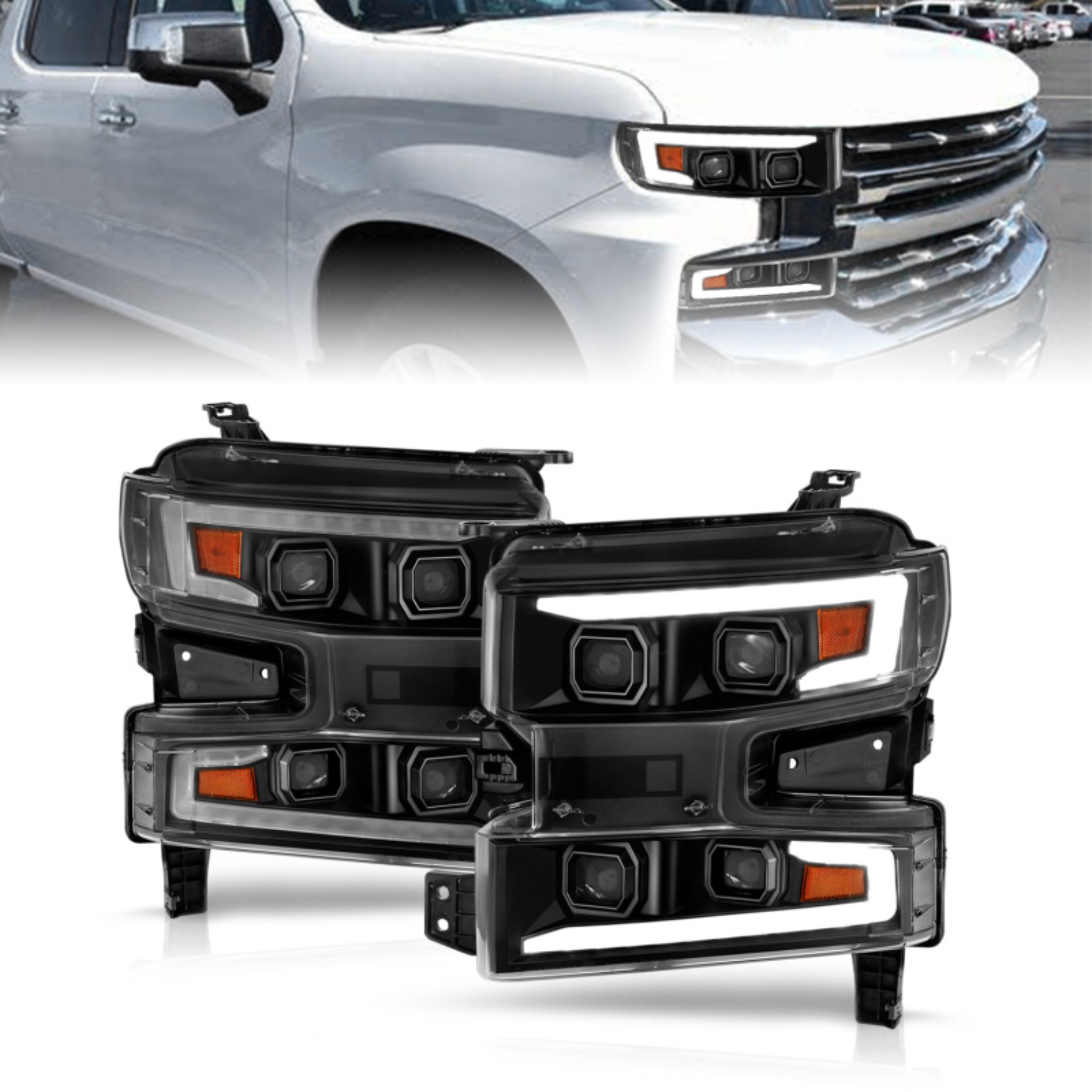 Picture of ANZO ANZ LED/Projector Headlights - 111566-R