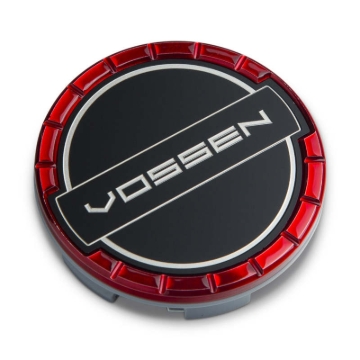 Picture of Vossen VOS Billet Center Caps Wheel Center Caps - CAP-BSC-LG-CL-RD