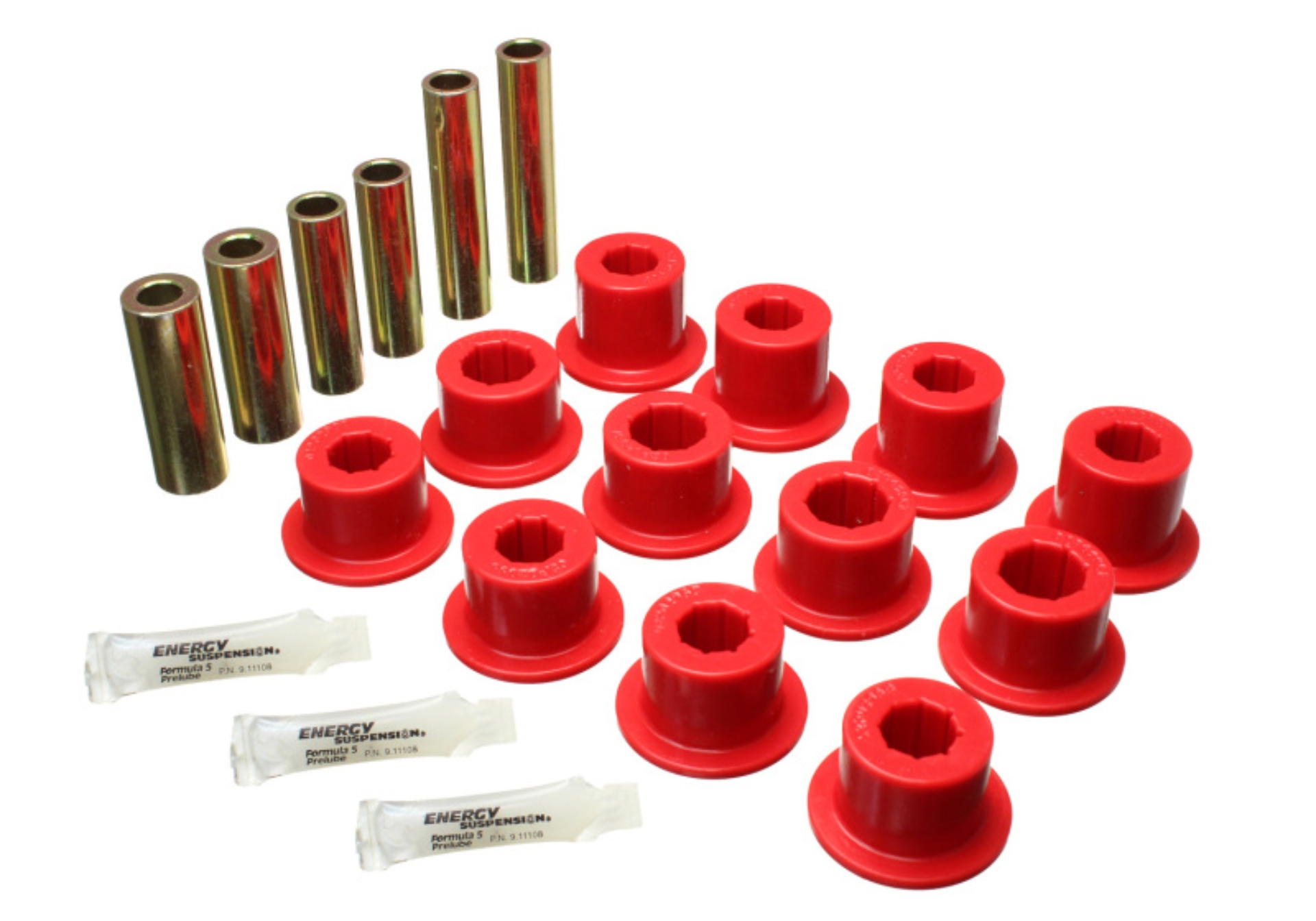 Picture of Energy Suspension ES Spring/Shackle Bush-Red Bushing Kits - 8.2117R