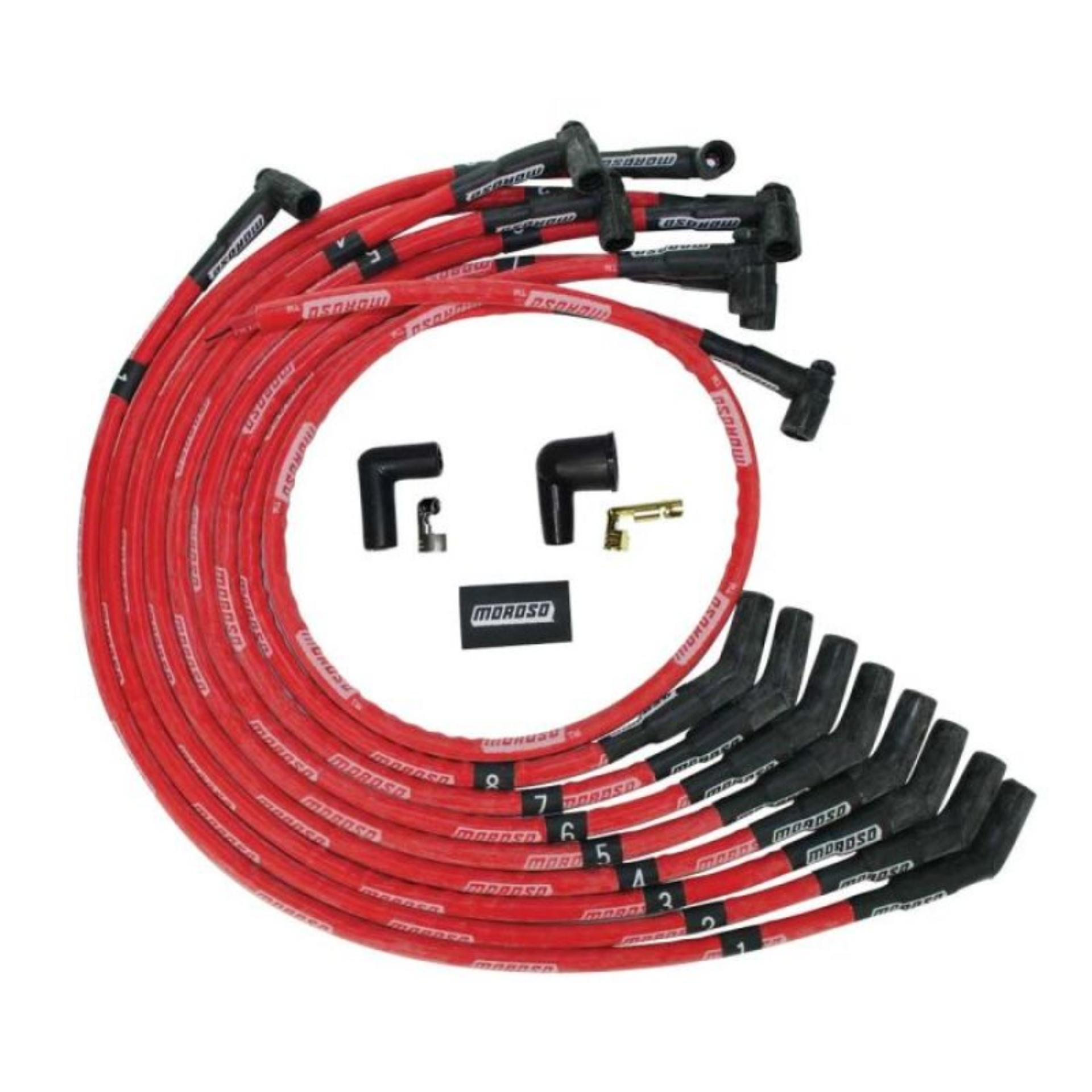 Picture of Moroso MOR Ignition-Wire Set Spark Plug Wire Sets - 52542