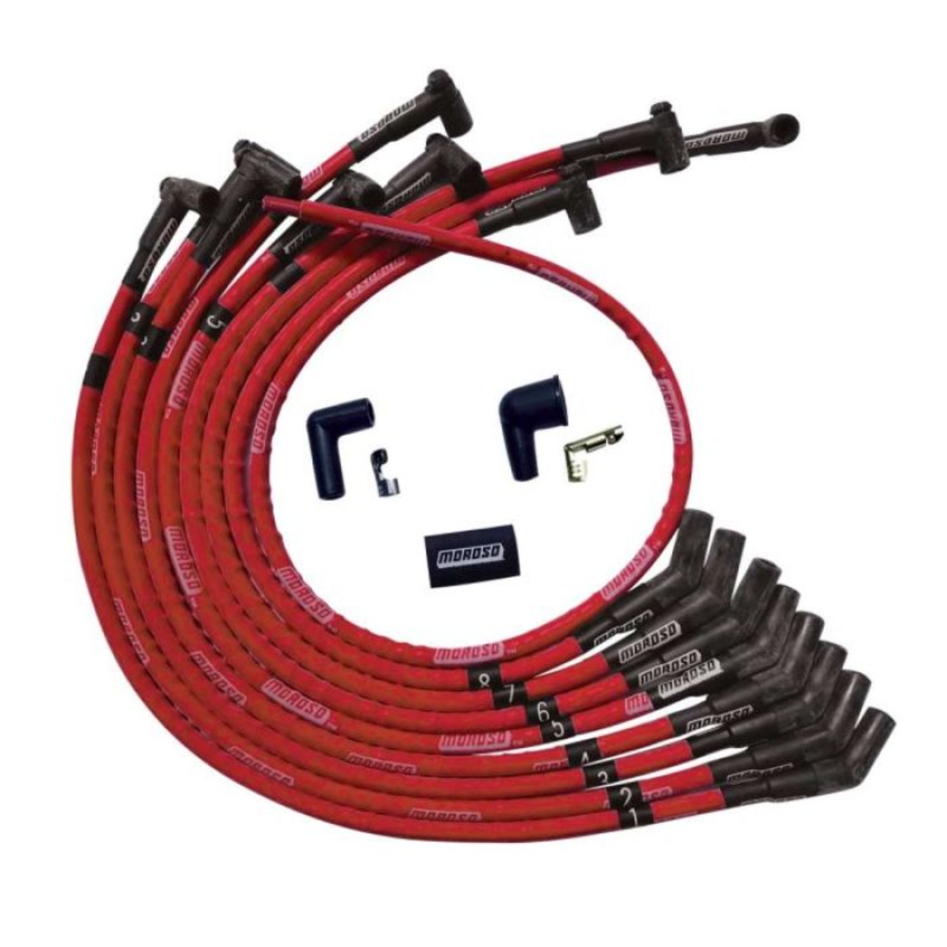 Picture of Moroso MOR Ignition-Wire Set Spark Plug Wire Sets - 52570