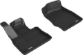 Picture of 3D MAXpider ACE Kagu-Front-Black Floor Mats - L1FR13011509