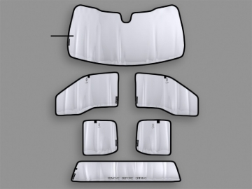 Picture of WeatherTech WT TechShade Window Shades - TS1414K1