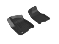 Picture of 3D MAXpider ACE Kagu-Front-Black Floor Mats - L1GM02911509