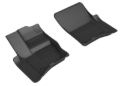 Picture of 3D MAXpider ACE Kagu-Front-Black Floor Mats - L1LR02911509