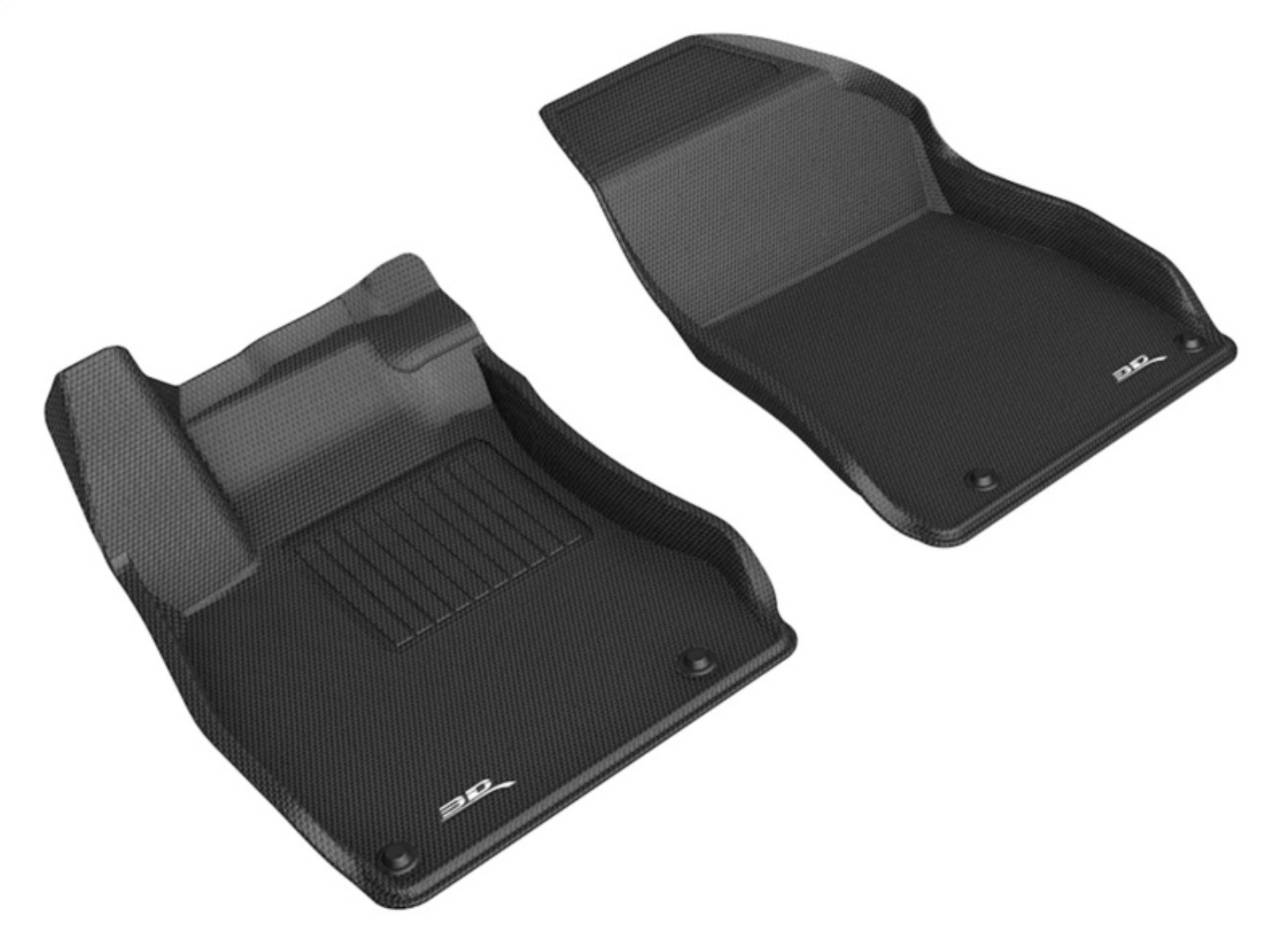 Picture of 3D MAXpider ACE Kagu-Front-Black Floor Mats - L1NS12911509