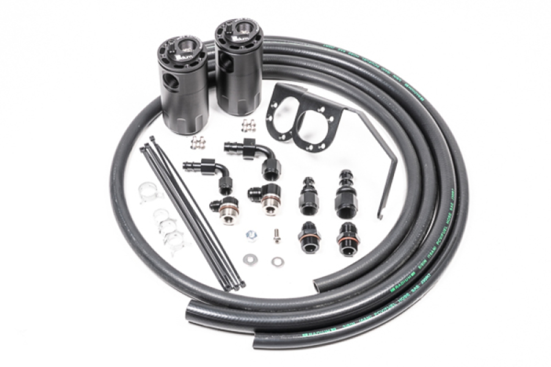 Picture of Radium Engineering RAD Catch Can Kits Oil Catch Cans - 20-0256-FL