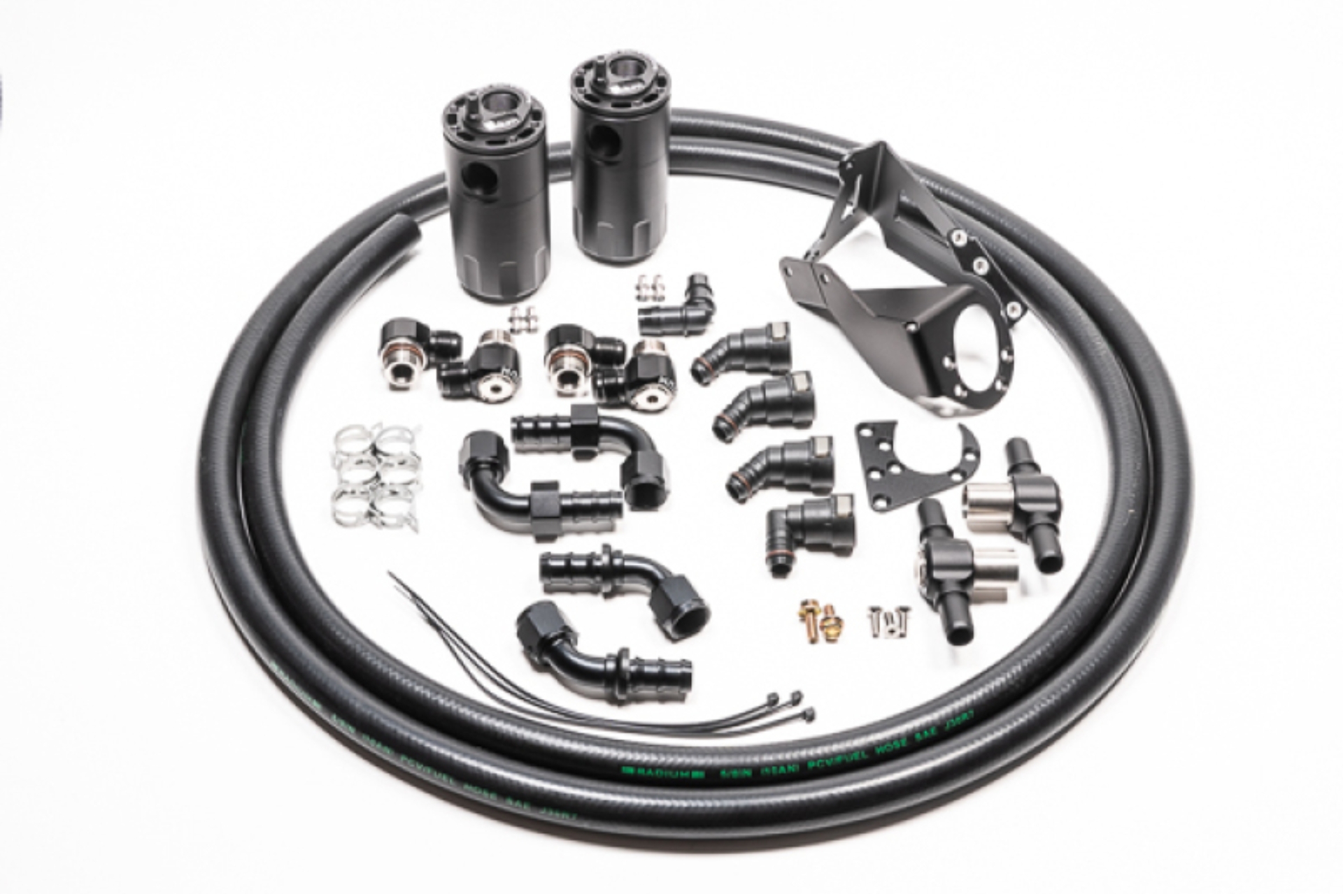Picture of Radium Engineering RAD Catch Can Kits Oil Catch Cans - 20-0590-FL