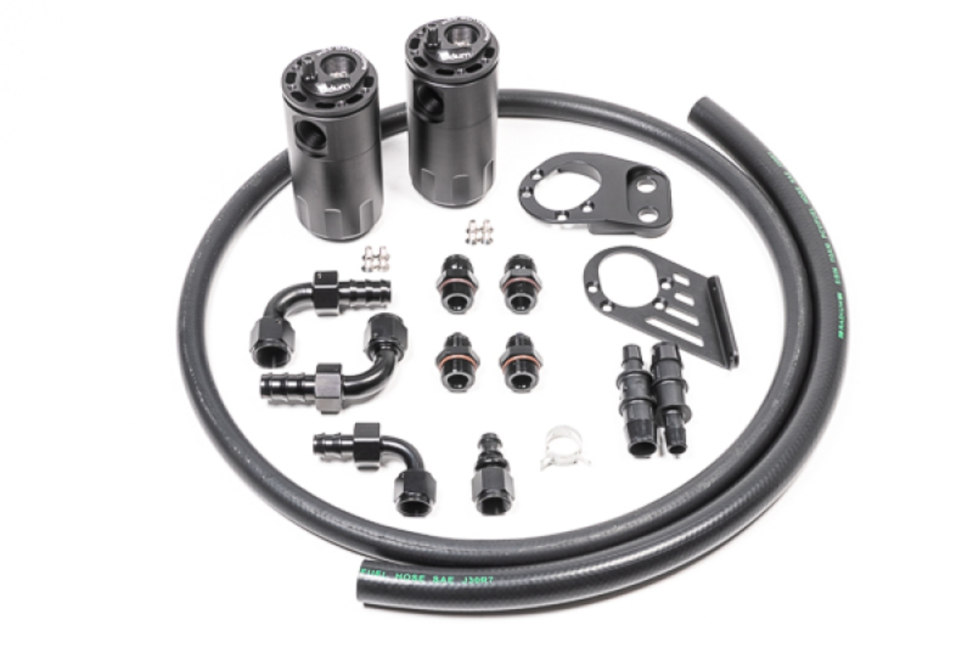 Picture of Radium Engineering RAD Catch Can Kits Oil Catch Cans - 20-0379-FL
