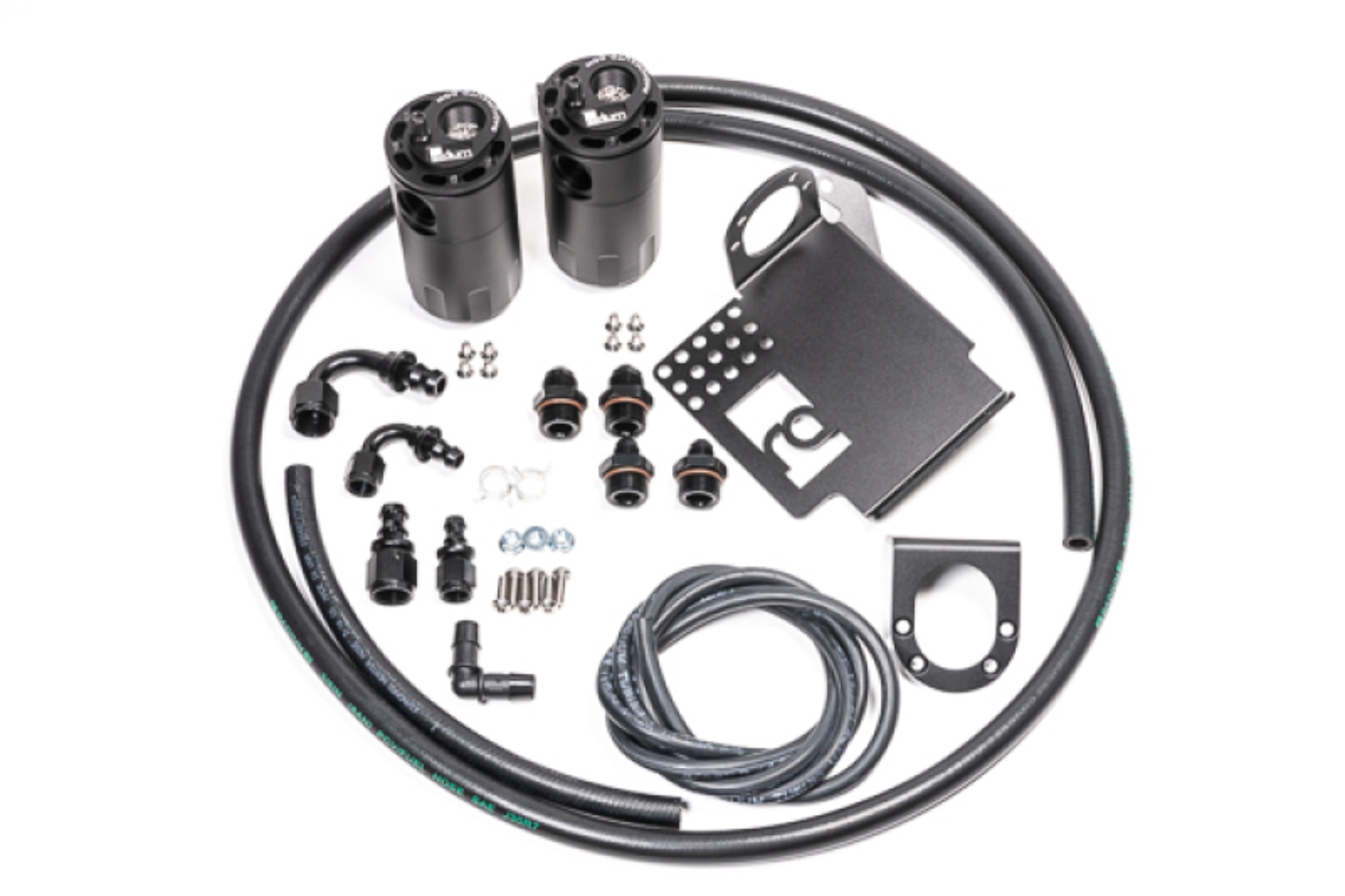 Picture of Radium Engineering RAD Catch Can Kits Oil Catch Cans - 20-0099-FL
