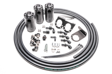 Picture of Radium Engineering RAD Catch Can Kits Oil Catch Cans - 20-0566-FL