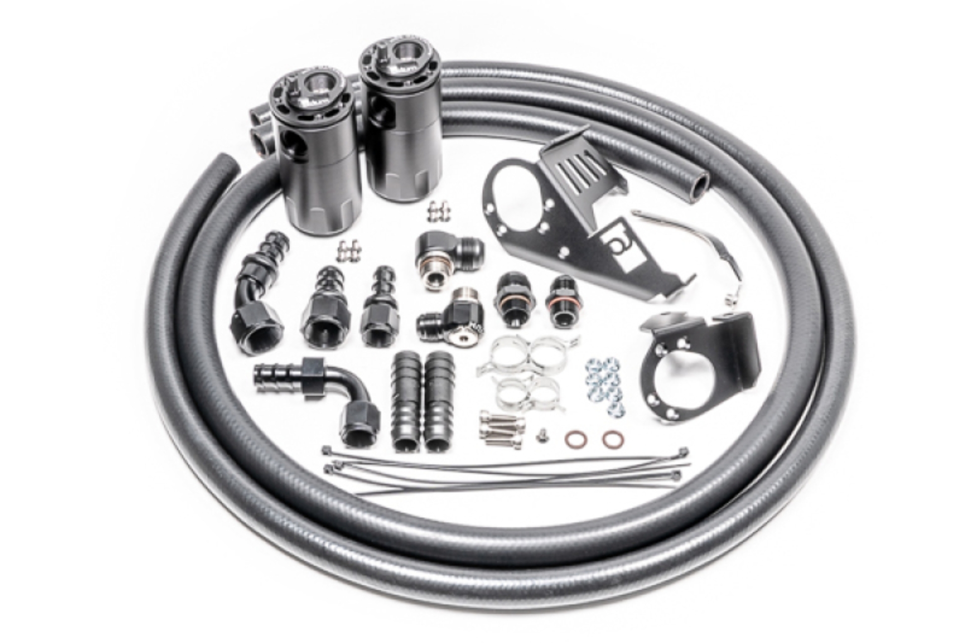 Picture of Radium Engineering RAD Catch Can Kits Oil Catch Cans - 20-0756-FL