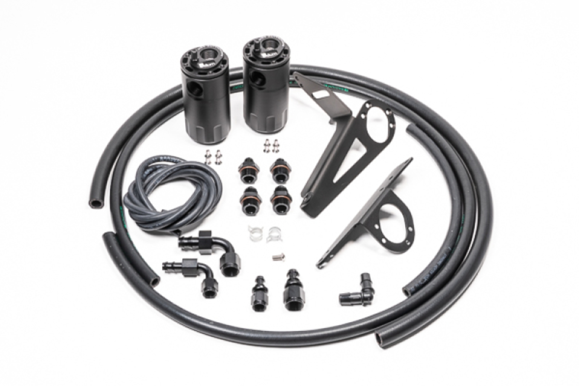 Picture of Radium Engineering RAD Catch Can Kits Oil Catch Cans - 20-0096-FL