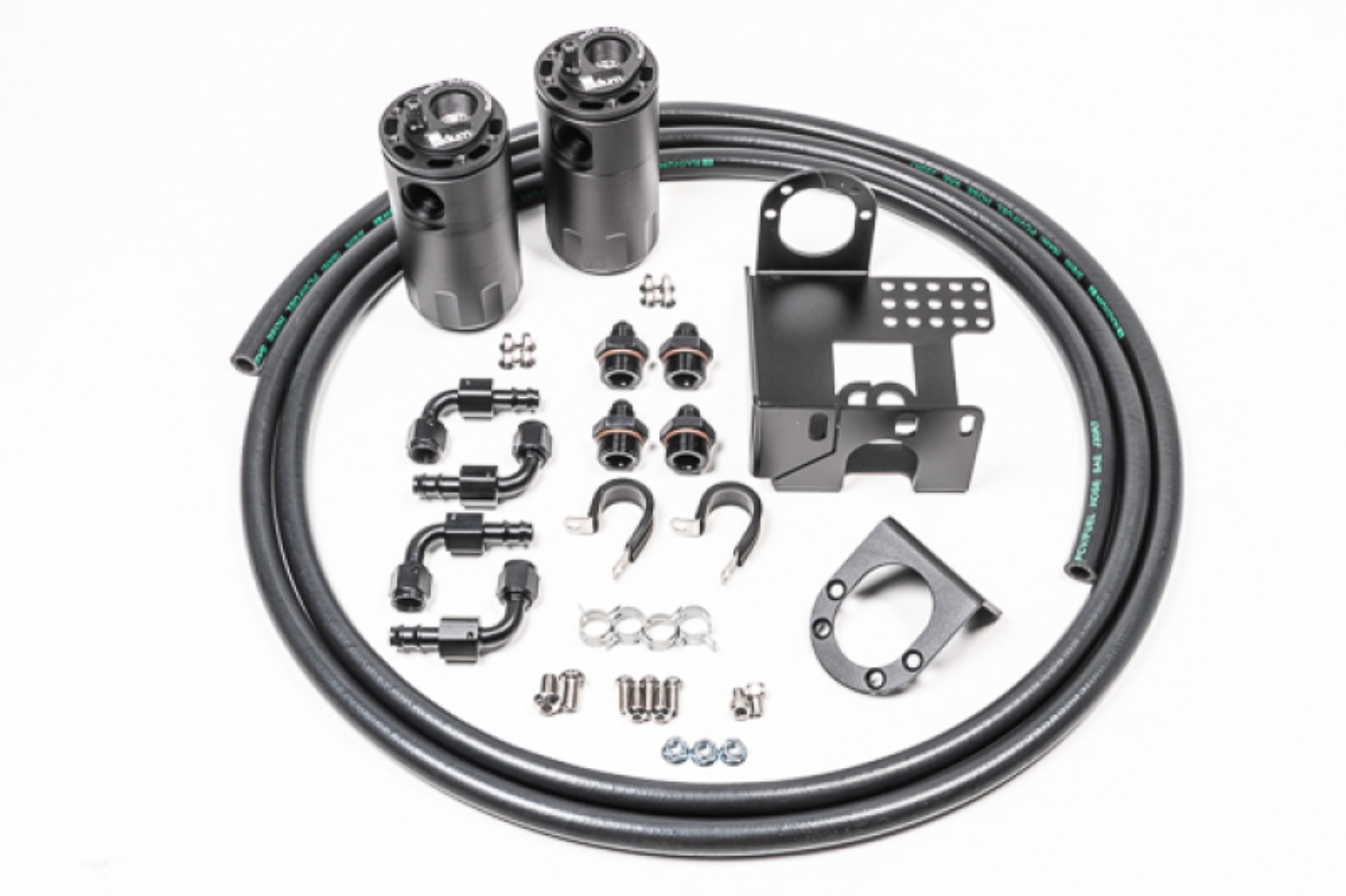 Picture of Radium Engineering RAD Catch Can Kits Oil Catch Cans - 20-0337-FL