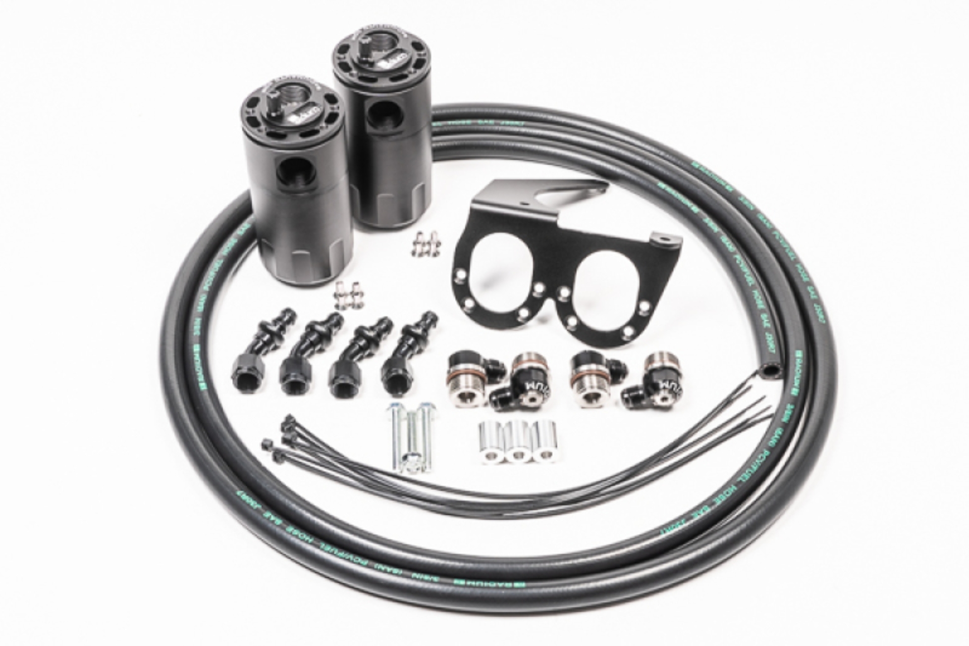 Picture of Radium Engineering RAD Catch Can Kits Oil Catch Cans - 20-0555-FL