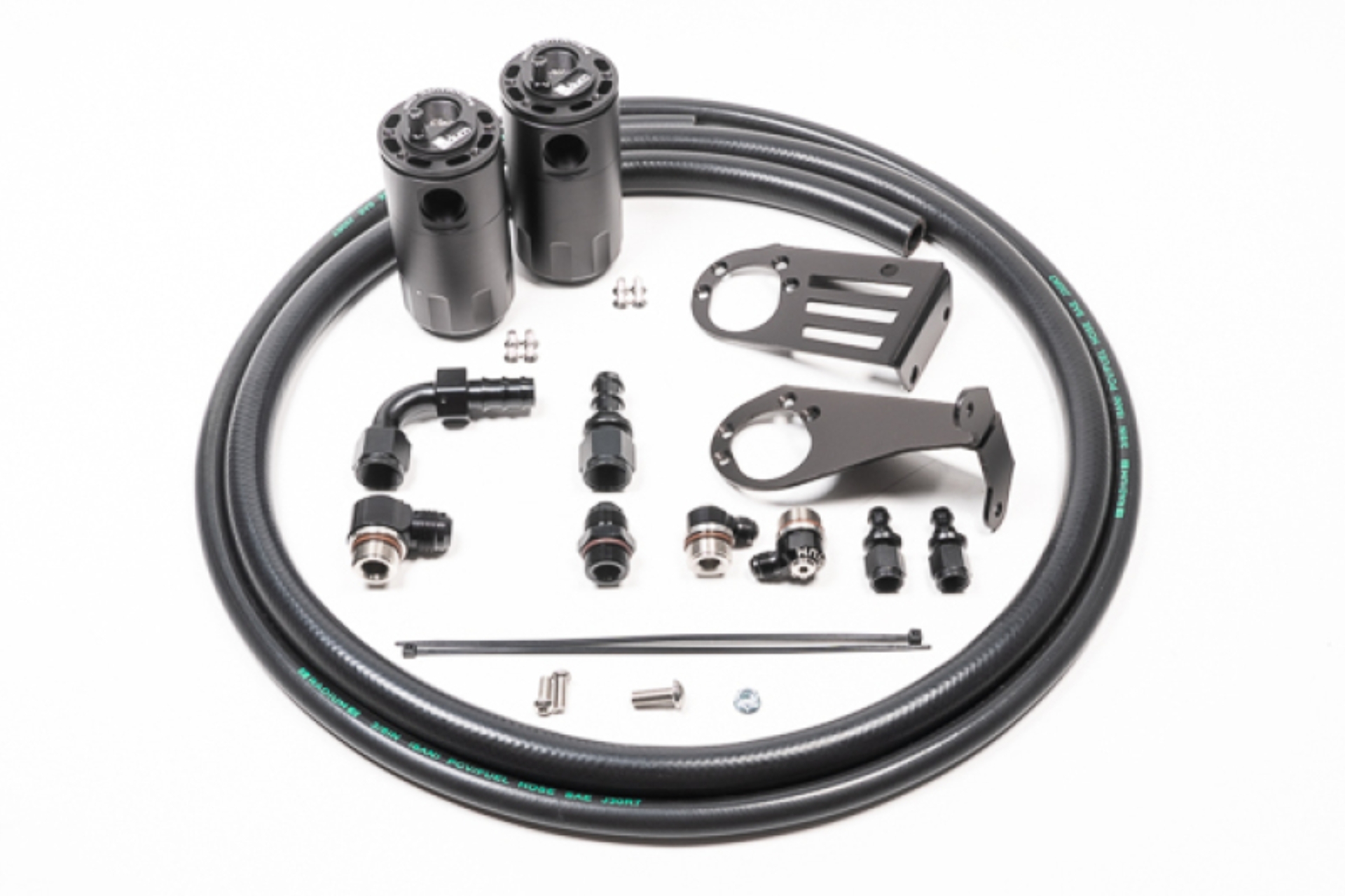 Picture of Radium Engineering RAD Catch Can Kits Oil Catch Cans - 20-0637-FL