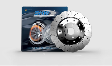 Picture of SHW Performance SHW Drilled LW Wavy Rotors Brake Rotors - ARX47418
