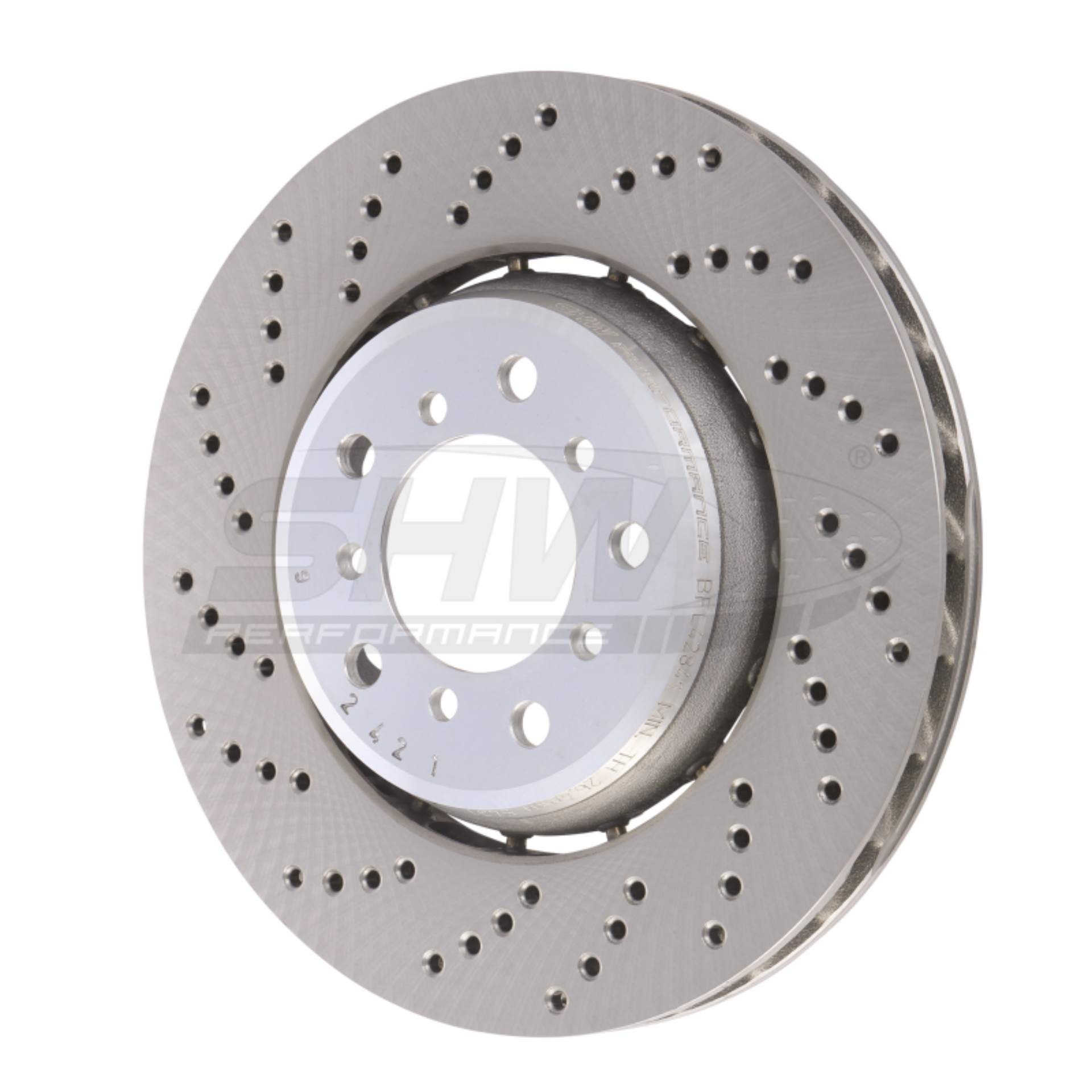 Picture of SHW Performance SHW Drilled Lightweight Rotors Brake Rotors - BFL42841