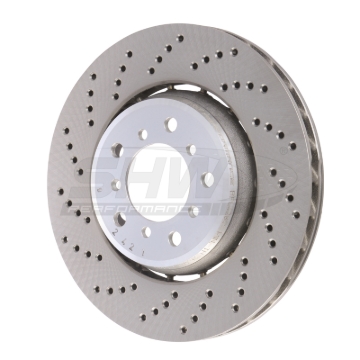 Picture of SHW Performance SHW Drilled Lightweight Rotors Brake Rotors - BFL42841