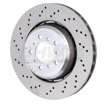 Picture of SHW Performance SHW Drilled Lightweight Rotors Brake Rotors - BFL42851