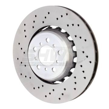 Picture of SHW Performance SHW Drilled Lightweight Rotors Brake Rotors - BFL44809