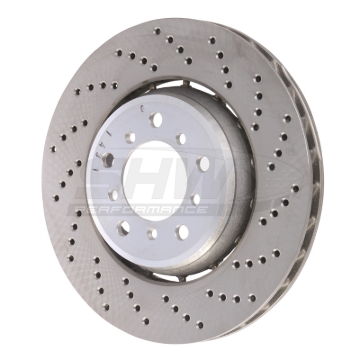 Picture of SHW Performance SHW Drilled Lightweight Rotors Brake Rotors - BFR42842