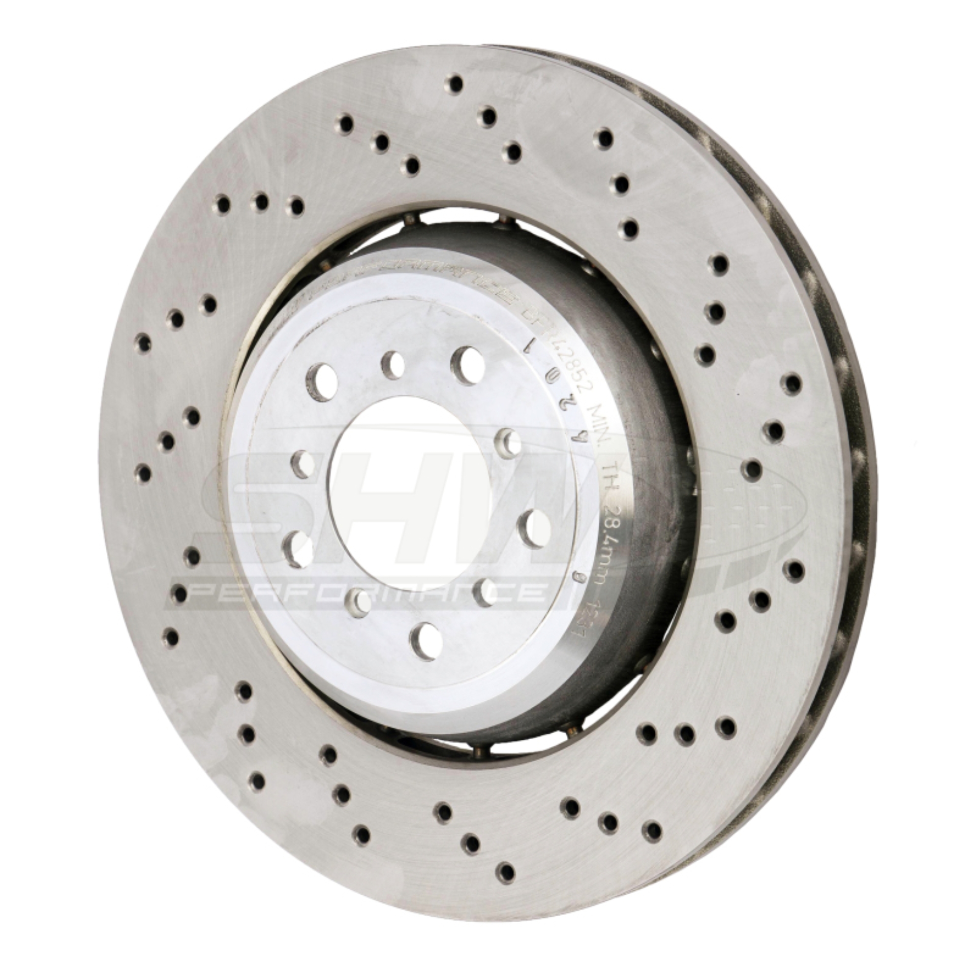 Picture of SHW Performance SHW Drilled Lightweight Rotors Brake Rotors - BFR42852