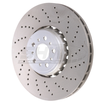 Picture of SHW Performance SHW Drilled Lightweight Rotors Right Brake Rotors - BFR43502