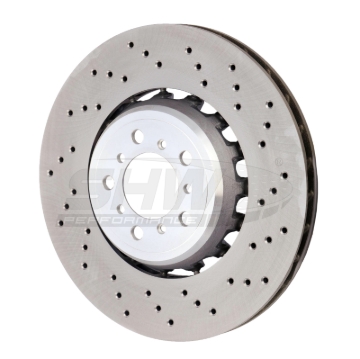 Picture of SHW Performance SHW Drilled Lightweight Rotors Brake Rotors - BFR44810