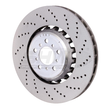 Picture of SHW Performance SHW Drilled Lightweight Rotors Brake Rotors - BFR48161