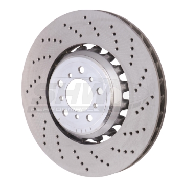 Picture of SHW Performance SHW Drilled Lightweight Rotors Brake Rotors - BFR48252