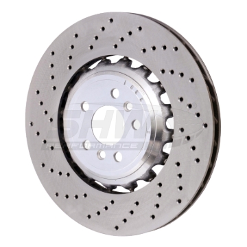 Picture of SHW Performance SHW Drilled Lightweight Rotors Brake Rotors - BRL42503