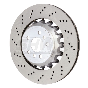 Picture of SHW Performance SHW Drilled Lightweight Rotors Left Brake Rotors - BRL43503