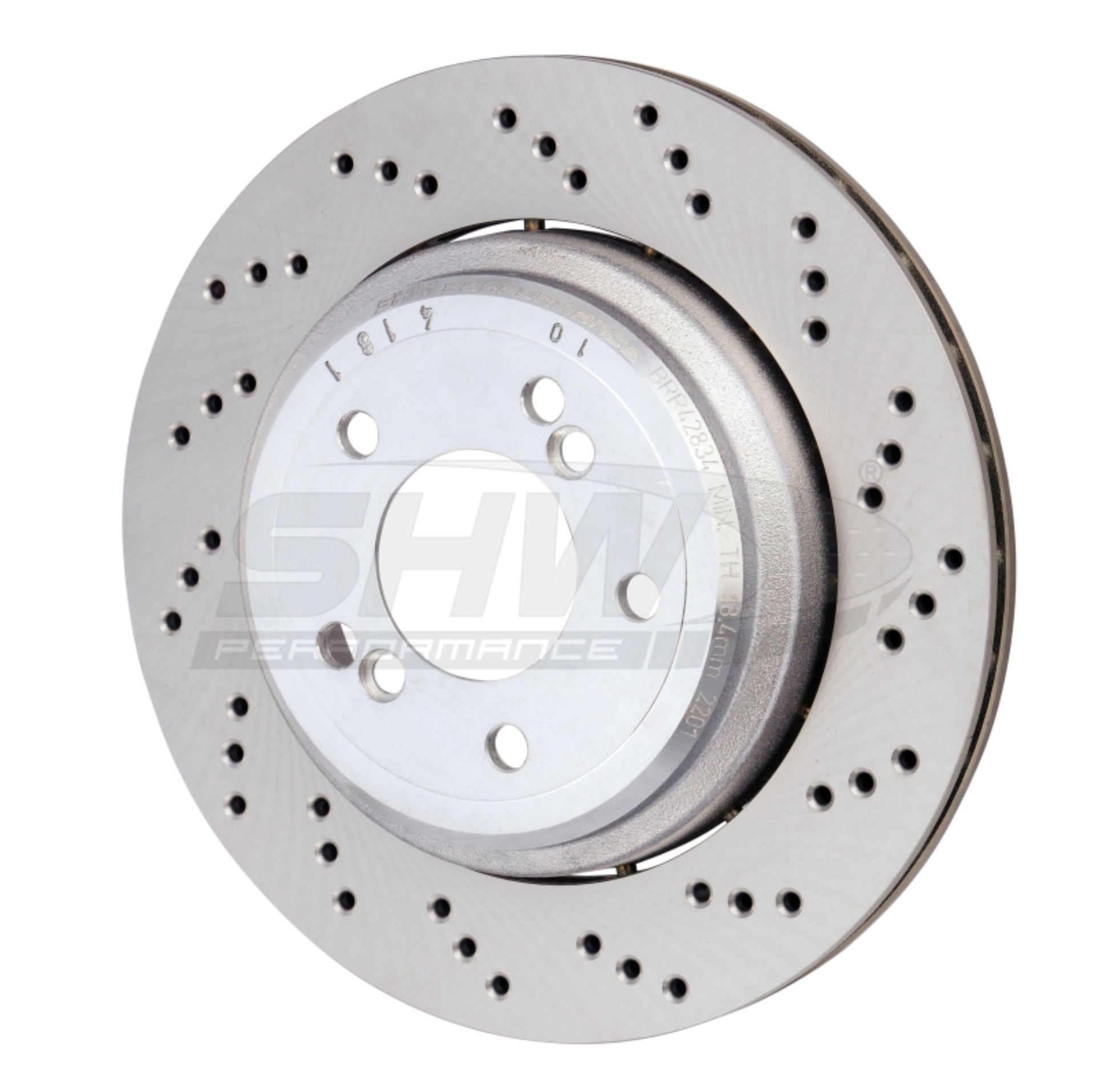 Picture of SHW Performance SHW Drilled Lightweight Rotors Brake Rotors - BRR42834
