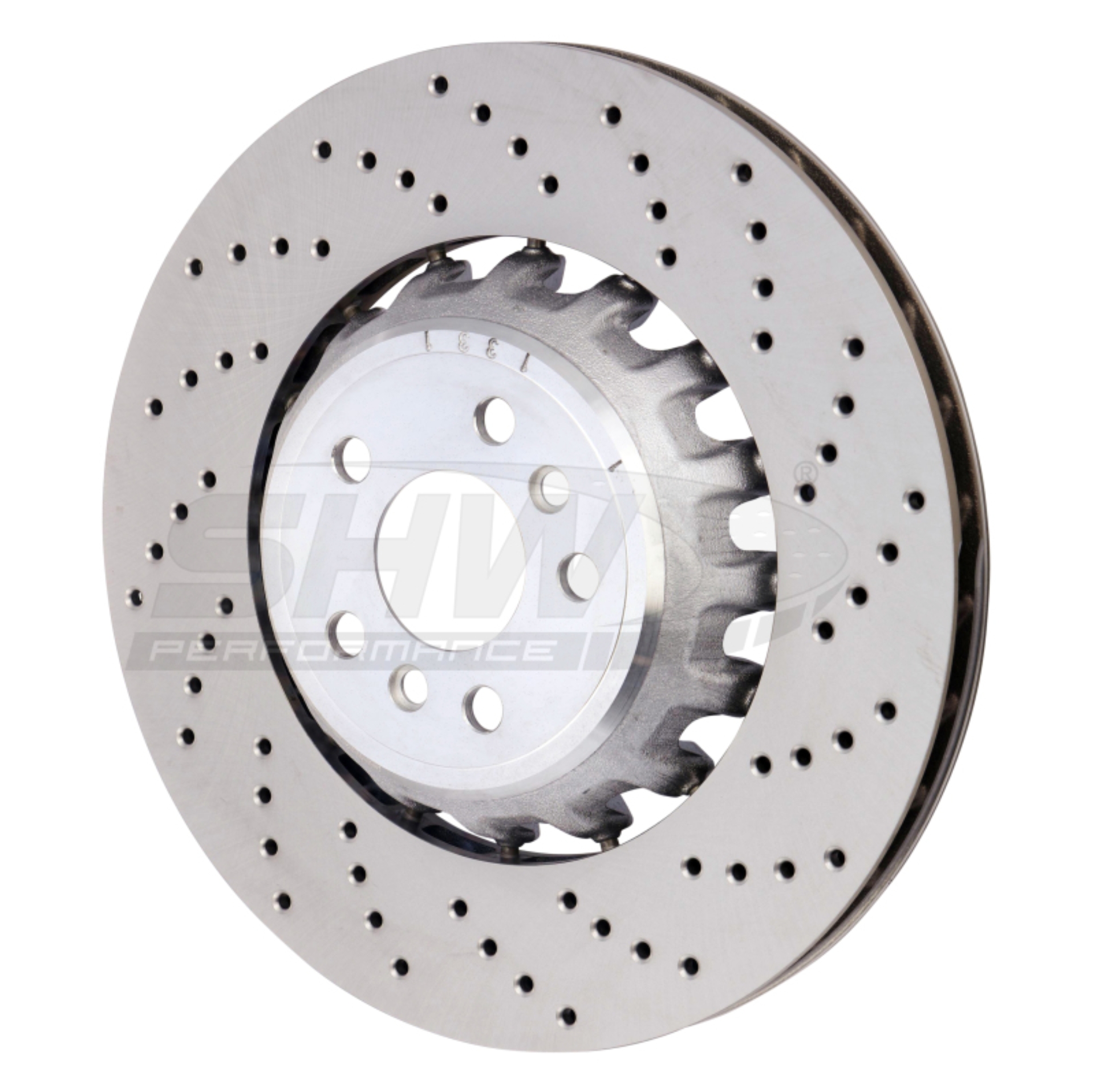 Picture of SHW Performance SHW Drilled Lightweight Rotors Brake Rotors - BRR43508