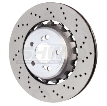 Picture of SHW Performance SHW Drilled Lightweight Rotors Brake Rotors - BRR44812