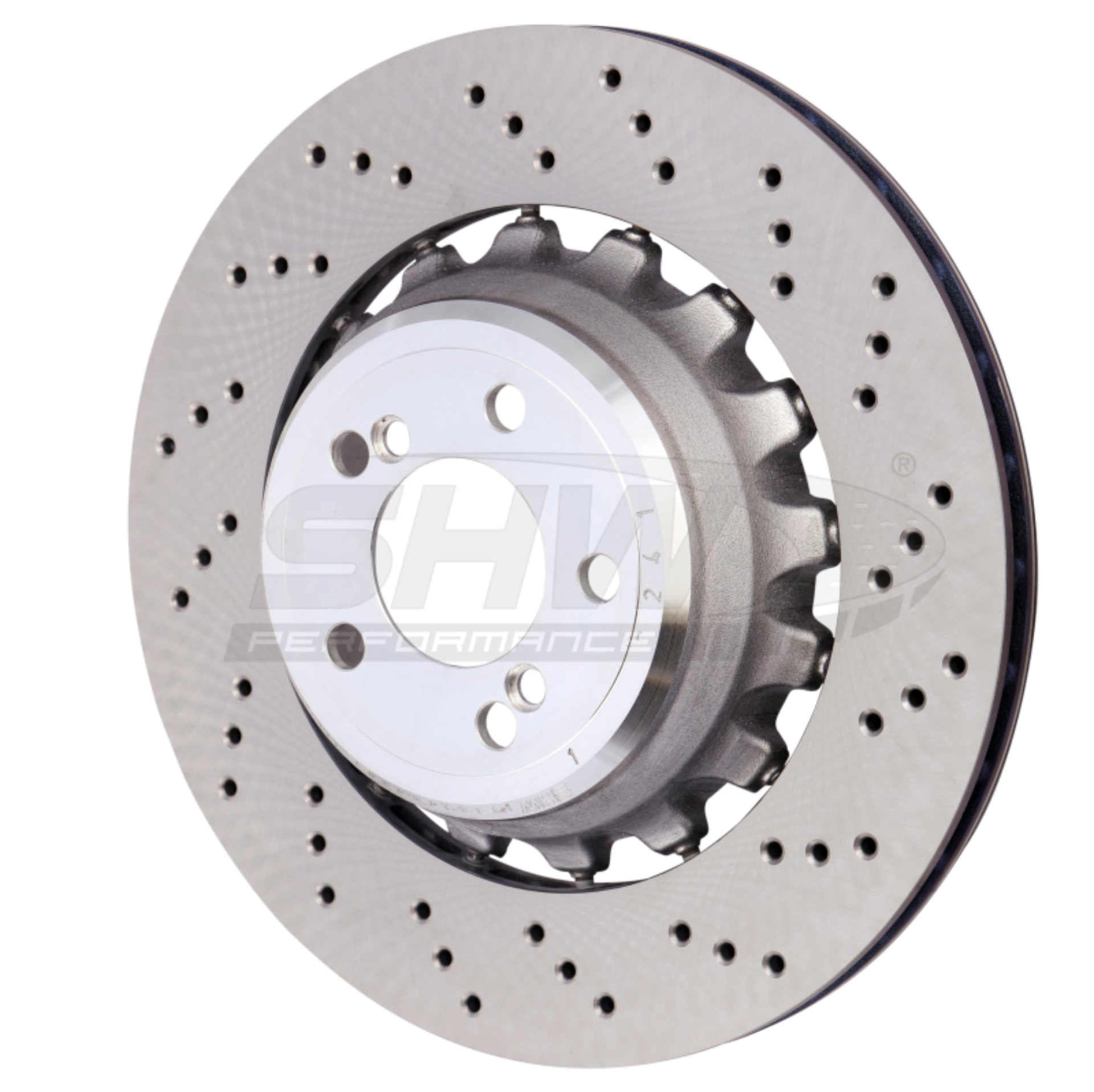 Picture of SHW Performance SHW Drilled Lightweight Rotors Brake Rotors - BRR48504