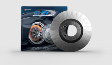 Picture of SHW Performance SHW Smooth Monobloc Rotors Brake Rotors - PFL39521