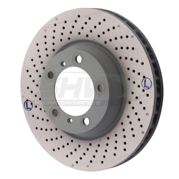 Picture of SHW Performance SHW Drilled-Dimpled MB Rotors Brake Rotors - PFL30922