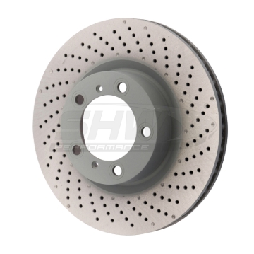 Picture of SHW Performance SHW Drilled-Dimpled MB Rotors Brake Rotors - PFR39972