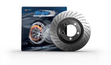 Picture of SHW Performance SHW Drilled Monobloc Rotors Brake Rotors - PRX39873