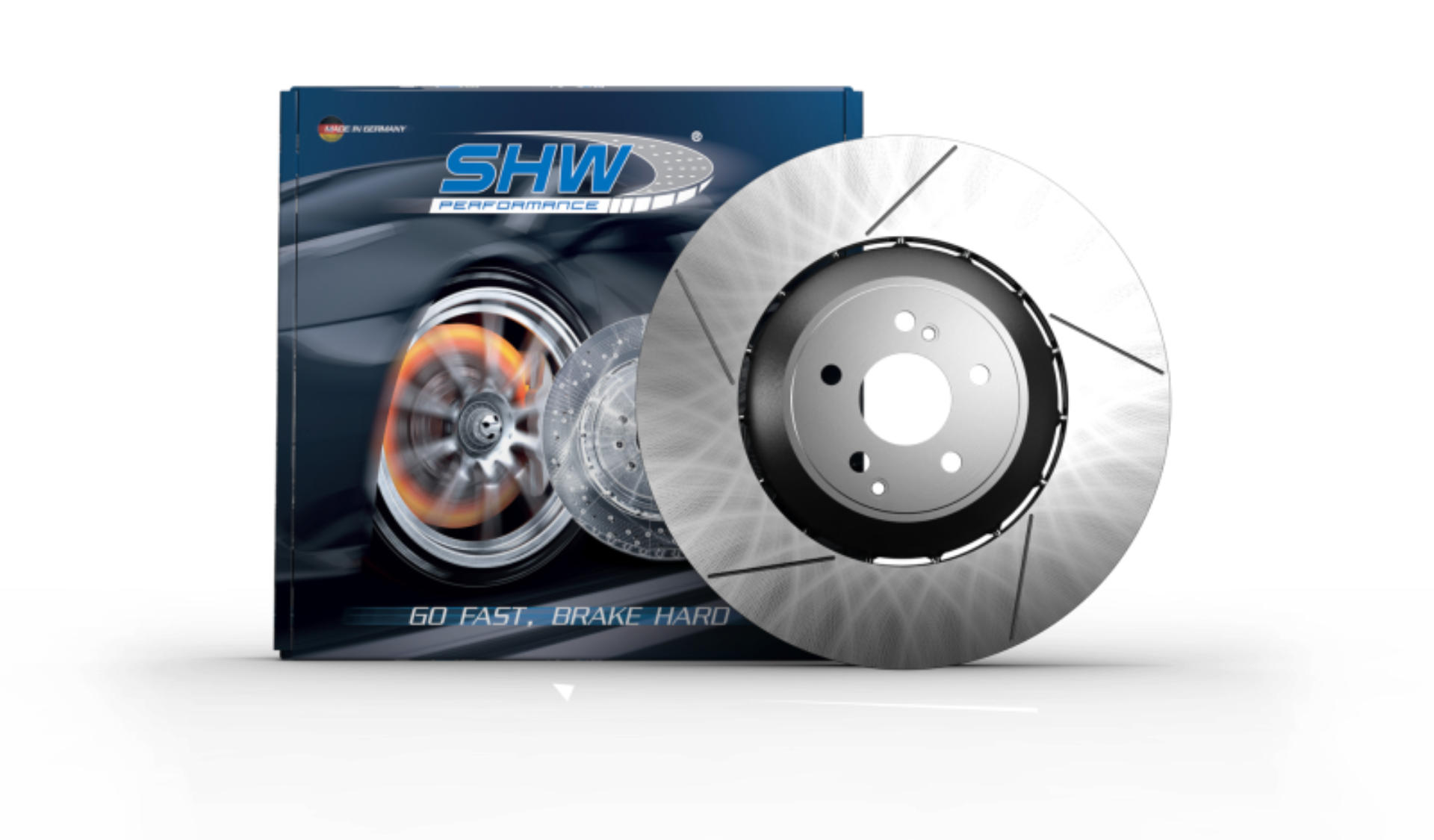 Picture of SHW Performance SHW Drilled-Slotted LW Rotors Brake Rotors - SFX40011